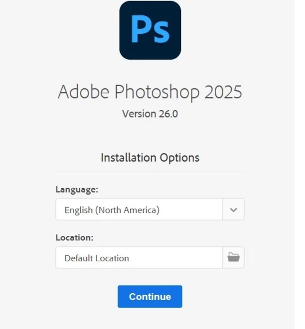 Hướng dẫn cài photoshop 2025