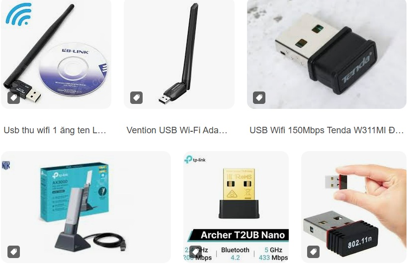 Giải pháp tạm thời khi laptop lỗi Wi-Fi Sử dụng USB Wi-Fi Adapter là một giải pháp tạm thời khi laptop bị lỗi wifi do hỏng card mạng.