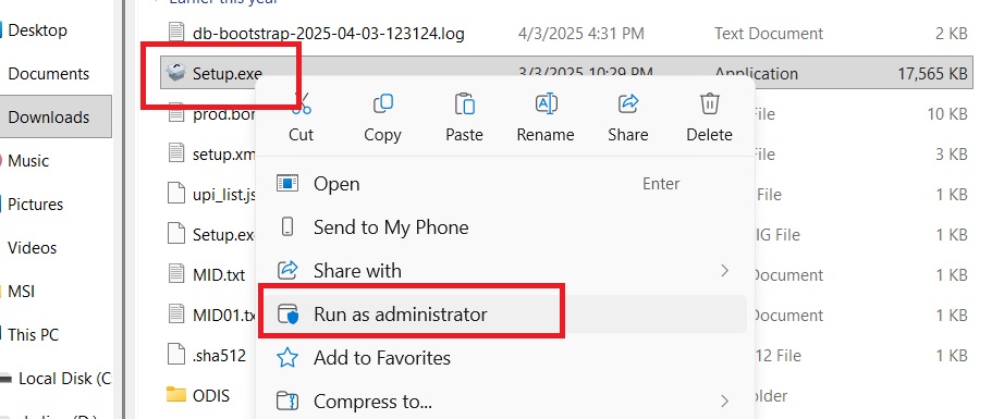 chay file setup chay file setup