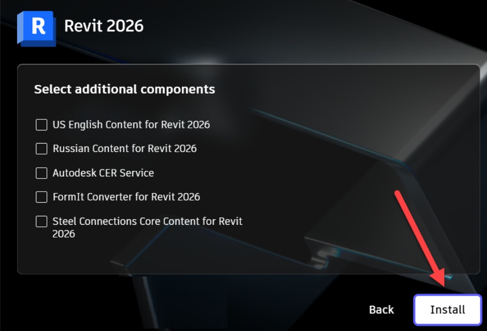 chọn ngôn ngữ rồi install hướng dẫn cài đặt revit 2026 chọn ngôn ngữ rồi install hướng dẫn cài đặt revit 2026