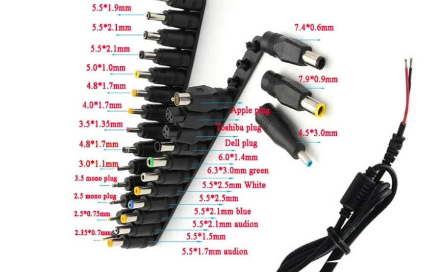 Các loại jack cắm sạc laptop phổ biến, thay sạc laptop chính hãng TP.HCM Các loại jack cắm sạc laptop phổ biến, thay sạc laptop chính hãng TP.HCM