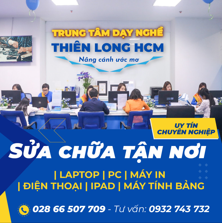 Dịch vụ sửa laptop tận nơi tại nhà quận Bình Thạnh, kỹ thuật viên Thiên Long cam kết có mặt sau 30 phút Dịch vụ sửa laptop tận nơi tại nhà quận Bình Thạnh, kỹ thuật viên Thiên Long cam kết có mặt sau 30 phút