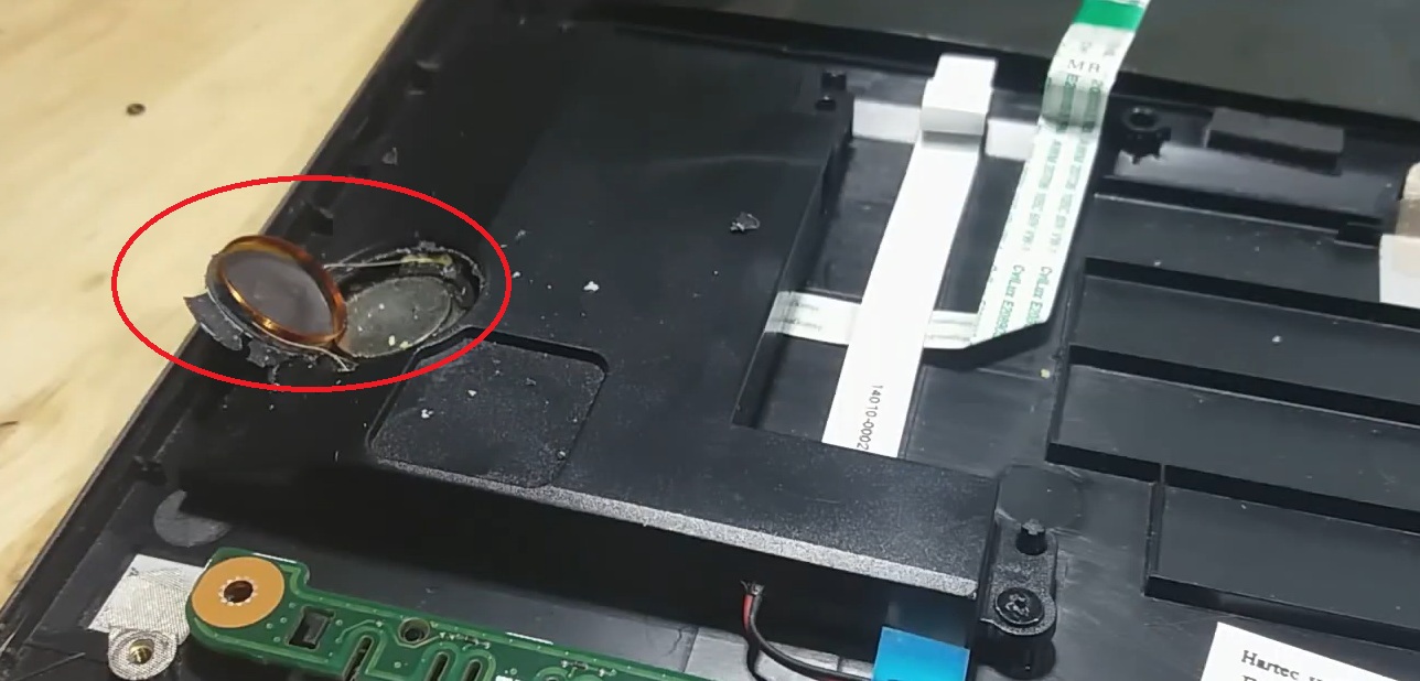 sửa loa laptop bị rách màng