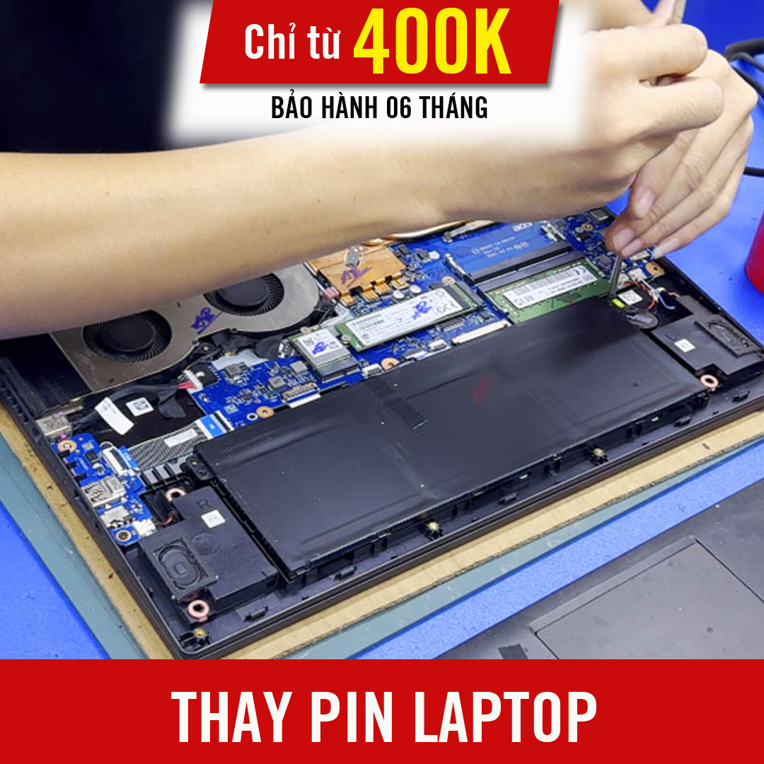 thay pin laptop quận bình thạnh uy tín tại trung tâm sửa laptop thiên long