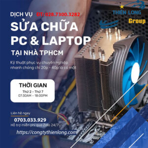 dịch vụ sửa laptop đường bạch đằng bình thạnh uy tín tận nơi