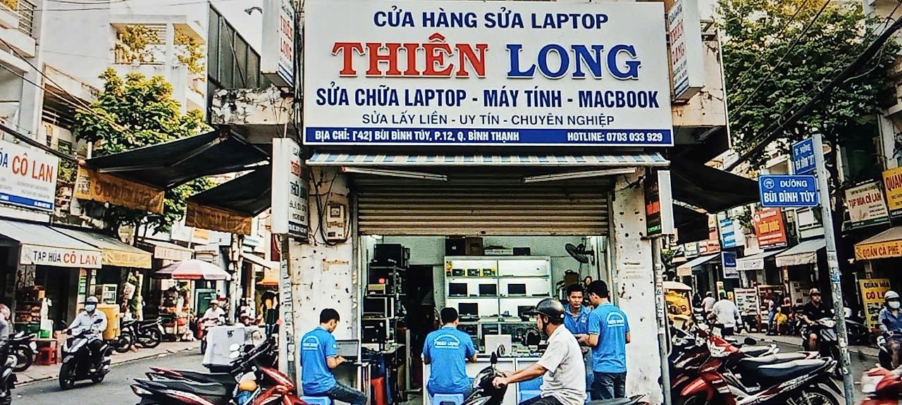 cửa hàng sửa laptop đường bùi đình túy