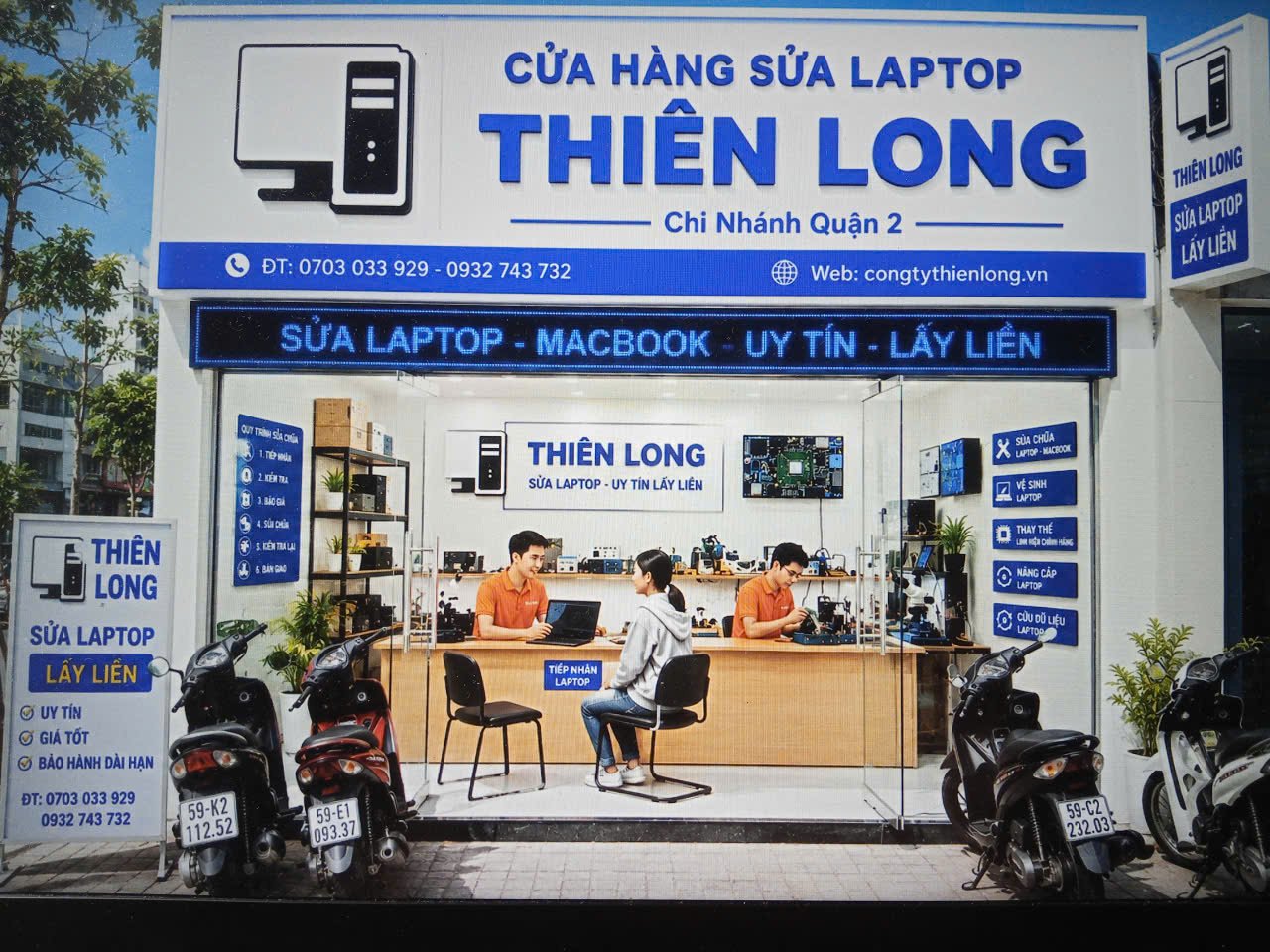 cửa hàng sửa laptop quận 2