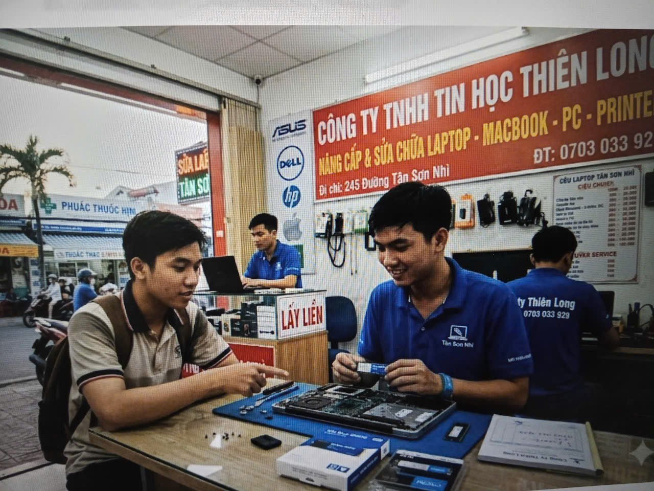 nâng cấp laptop cho bạn sinh viên đường tân sơn nhỉ lấy ngay