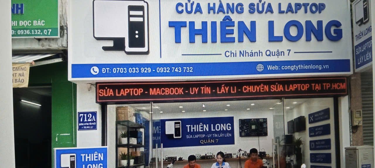 Bản đồ chỉ đường và thông tin địa chỉ sửa laptop quận 7 chính chủ Thiên Long