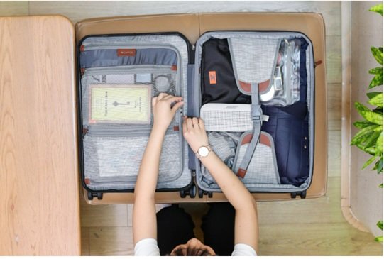 du học sinh đang cần đầu tư vali chất lượng
