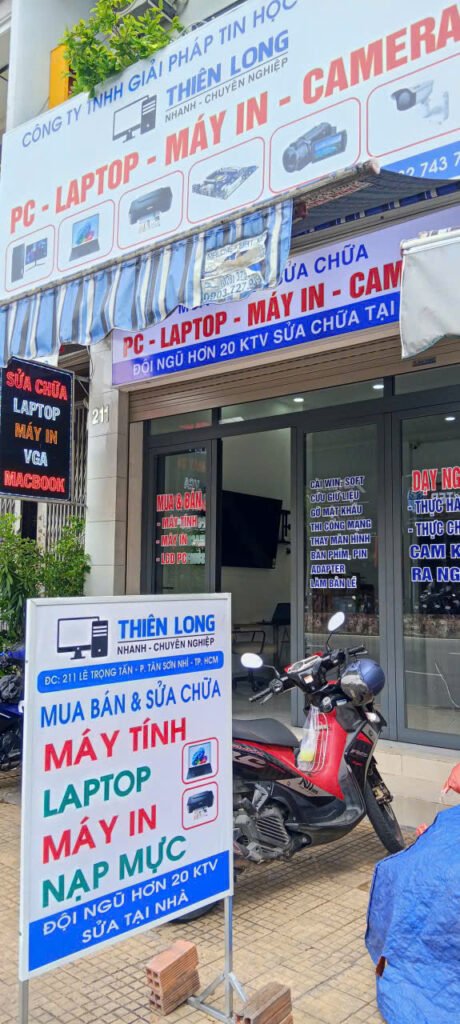 cửa hàng thiên long - sửa máy tính quận tân phú